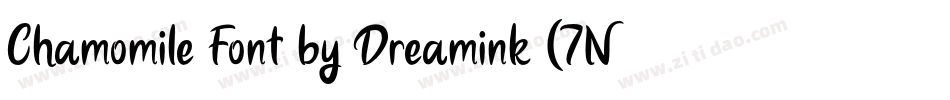 Chamomile Font by Dreamink (7NTypes)字体转换